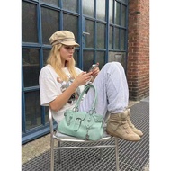 HIATUS Retro Casual Simple Underarm Bag Literary Style Saddle Bag All-Match Commuter Handbag Underar