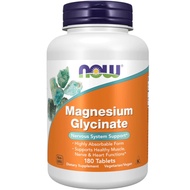 NOW Magnesium Glycinate – Magnesium supplement to support nerves & sleep