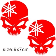 Ready Cutting Sticker Body Tank Yamaha Skull Skull Motorcycle Sticker 3