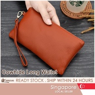 [SG]Leather Women's Long Wallet Pure Leather Multi-card Fashion Wallet Multi-function Soft Leather S