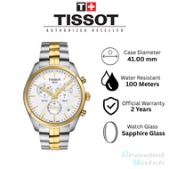 Tissot T101.417.22.031.00 Men's PR 100 Chronograph Steel Watch (2 Toned) T1014172203100