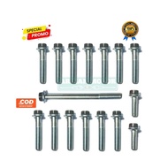 MESIN Flange Bolt Bolt 6x70 key 8 white/ model engine bolt 6x70 key 8 white/ CVT Block Bolt 6x70 m6x