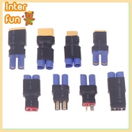 [InterfunS] Adapter EC5 To XT60 XT90 T TRX Deans Female Male Connectors Banana Plug RC  Control Part