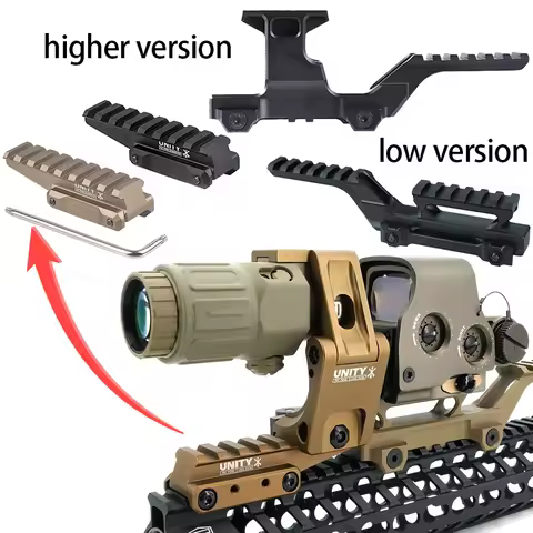 Hydra Mount Unity Mount For Tactical 558 Red Dot Holographic Sight Red dot sight laser Airsoft Riser