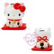 ♥小花花日本精品♥ HelloKitty美樂蒂大耳狗帕洽狗布丁狗酷洛米招財貓坐姿造型陶瓷存錢筒居家擺飾11422808