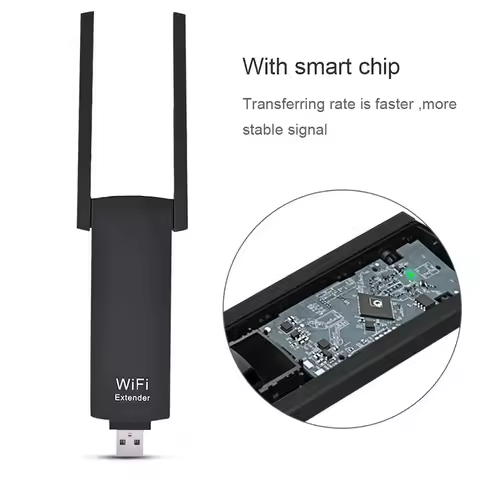 Wifi Extender USB Wifi Repeater 300Mbps WiFi Signal Extender Amplifier Wireless Router Long Range Du