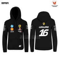 Hoodie Jaket Sweater Team Ferrari Scuderia 2026 F1 Formula One Leclerc 16