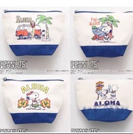 日本預訂 多色選 peanuts Snoopy aloha logo 化妝袋
