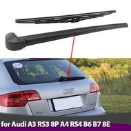 Rear Wiper Arm Blade Windshield Windscreen Tailgate Window Rain Brush for Audi A3 RS3 8P A4 RS4 B6 B