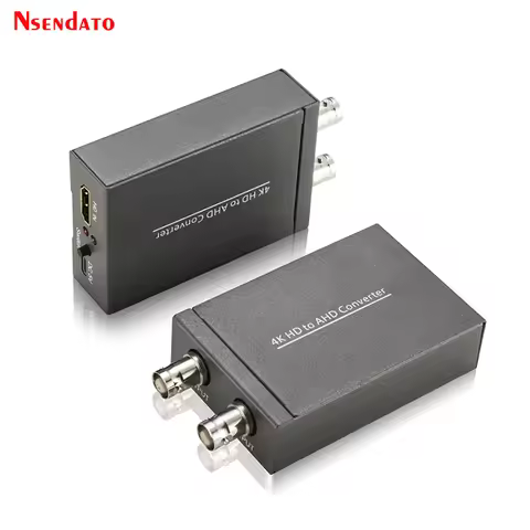 4K HDMI To AHD Video Converter Adapter Two BNC to AHD Monitor Sync Dual Display 1 In 2 Out 1 To 2 fo