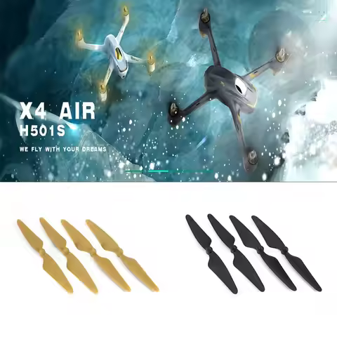 2 Pairs Original Hubsan H501S CW/CCW Propellers Blade RC Part for Hubsan H501C H501A H501M 501 RC Qu