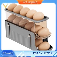 [UTnus9ddL] 3 Tier Foldable Egg Holders,Rolling Egg Holder for Refrigerator,Automatic Rolling Egg St