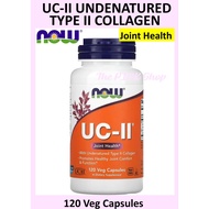 NOW Foods UC-II, 120 Veg Capsules, Joint Health with Undenatured Type II Collagen