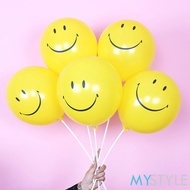 SMILE LATEX BALLOONS, MIN 20 PCS