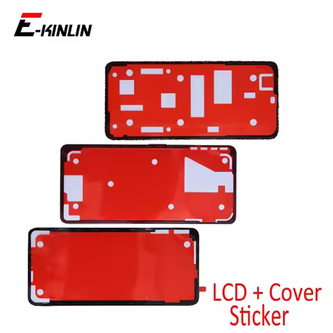 For Xiaomi Poco F5 F6 M6 X6 Pro Mi Civi 1S 2 3 4G LCD Display Screen Back Housing Cover Adhesive Sti