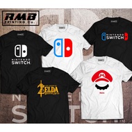 NINTENDO SWITCH &amp; GAMES INSPIRED SHIRTS