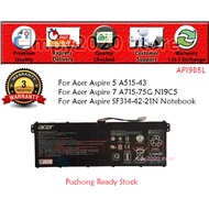 Acer Aspire 5 A515-43 SF314-42 AP19B5L Laptop Battery Replacement Puchong Ready Stock