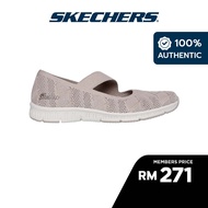 Skechers Women Active Be-Cool Sweet Knit Shoes - 100648-TPE Air-Cooled Memory Foam Kasut Sneaker, Perempuan