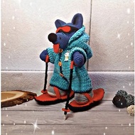 Crochet pattern wolf skier, Stuffed wolf, Patern animal, Crochet Wolf PDF