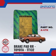 TOYOTA - TT132  - Front Brake Pads - AKEBONO - A-47K