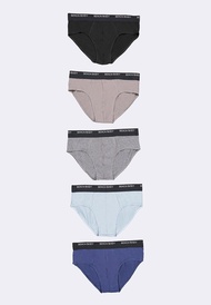 BENCH- TUB0502 Mens 5-in-1 Pack Hipster Brief