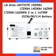 LG Gram LBV7227E 15Z90N 17Z90N 14Z90N 16Z90P 17Z90N 16Z90PG 2-in-1 16T90P Notebook 2IC96/90/114 Batt