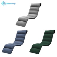 Gazechimp Chaise Lounge Cushion Lounge Chair Mattress Removable Washable Cover Seat Pad Soft Long Be