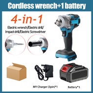 📣【21V】MIGO 4-in-1 Cordless Drill Electric Impact drill Electric Hammer Cordless Wrench set Hand electric screwdriver Impact wrench Power tool