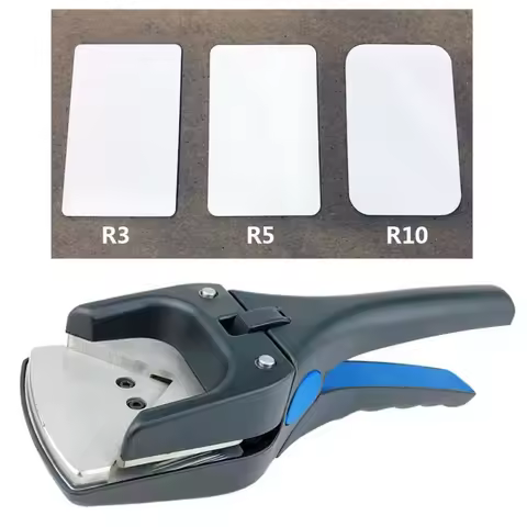 R2 R3 R5 R10 Corner Hole Punch Large Badge Slot Punch Corner Rounder Cutter for PVC Card Tag Photo H