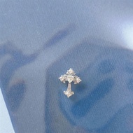 Set of 2 nail charms attached to cross nails A7