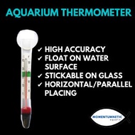 Fish Tank Aquarium Glass Thermometer 11cm with Suction Cup