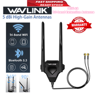 WAVLINK WiFi 6E Tri-band Extension Antenna 2.4GHz + 5GHz + 6GHz WiFi Antenna with Magnetic Base and 