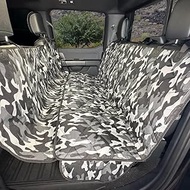 4Knines Dog Seat Cover with Hammock - 60/40 Split and Middle Seat Belt Capable - USA Based Company (