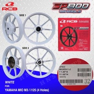 RACING BOY RCB SP800 Mags White for Yamaha Mio M3/ Mio i125 ( 4 Holes ) 01S0513W
