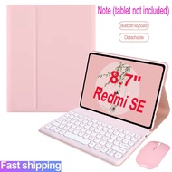 SG Ready Stock Tablet Case with Keyboard For Redmi Pad SE 8.7 Red mi Pad SE 8.7'' 2024 Magnetic Wire