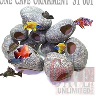 Aquarium Decoration hiding cave stone ornament pleco hong Home Fish cichlid Broom breeding