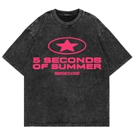 5 Seconds of Summer Everyone’s A Star World Tour 2026 Graphic Print TShirt Men Women Loose Oversized