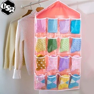 OSR 16 Pockets Hanging Over Door Shoe Organiser Storage Rack Bag Box Wardrobe Hook