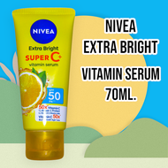 nivea extra bright 🌻 Super C+ vitamin serum หลอดเหลือง 70 มล.