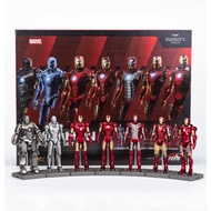 Anime Movie Avengers Marvel ZD Toy Tony Stark Legends Iron Man 4 Inches MK1 MK2 MK3 MK4 MK5 MK6 MK7 