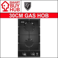 EF HBAG3020 30cm 2-Burner GLASS GAS HOB (HB AG 3020 TN VGB)