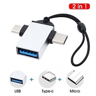 Đầu Chuyển Đổi OTG Cổng Type-C Sang USB 3.0 - Chất Liệu Vỏ Kim Loại Cáp OTG USB Type C to USB 3.0 Đầ