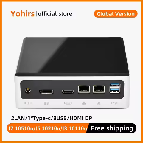 10th Gen NUC Mini Pc Intel Core i7 10710U 10510U i5 10210U Windows10 Linux HDMI2.0 DP SD Card Powerf
