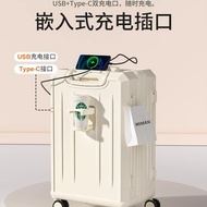 多功能行李箱拉杆箱大容量26寸旅行箱20登机箱高颜值密码皮箱子
