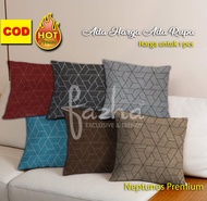 Sarung Bantal Sofa Kursi Tamu Ekspor Mewah Kekinian Modern Premium Mewah Minimalis 3 dimensi Kecil B