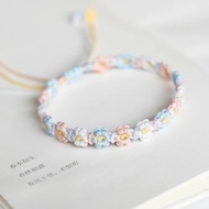 [Finished Product] Gradient Daisy Hand-woven Bracelet ins Fresh High-value Color-changing Girl Gift 