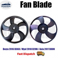 Perodua Bezza 2016 (D63D) Myvi 2018 (D20N) Axia 2017 (D88N) Radiator Air Cond Fan Blade Kipas 1pc