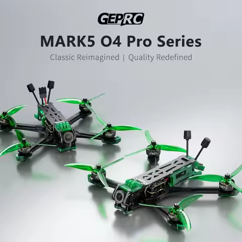 GEPRC MARK5 O4 Pro 5inch FPV Drone Freestyle Quadcopter (Wide X / DC) - F722 50A O4 Air Unit Pro 210
