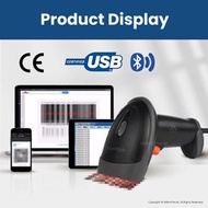 SoonMark Barcode Scanner 1D/2D | Wireless Bluetooth Scanner | Cashier Scanner | QR Code Scanner | PO