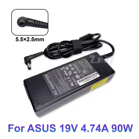 19V 4.74A 90W 5.5*2.5mm AC Laptop Power Adapter Charger For ASUS A52F A53E A43S A55V K550 K55V D550C